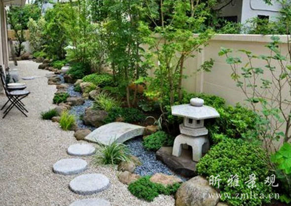 日式花园景观