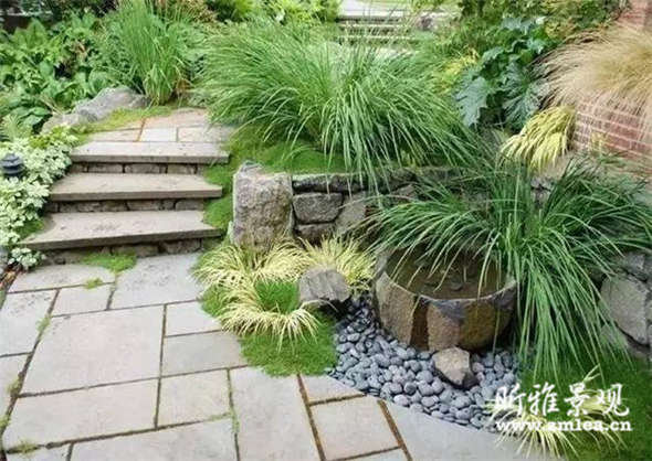 在别墅庭院设计中的庭院台阶被景观设计师们是怎么处理的？